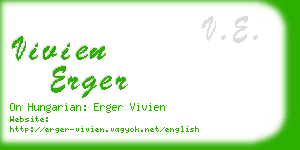 vivien erger business card